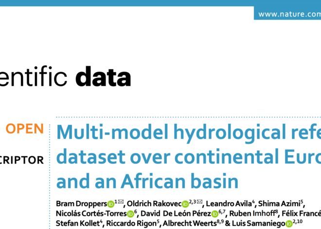 New Paper Released: Multi-model hydrological reference dataset over continental Europe and an African basin