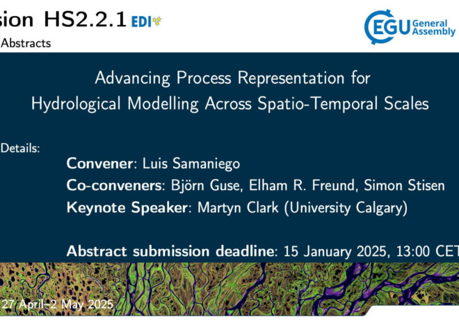 Session HS2.2.1 in EGU25: Advancing Process Representation for Hydrological Modelling Across Spatio-Temporal Scales